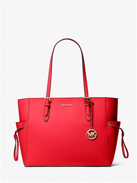 michael kors gilly tote pink|black saffiano leather tote.